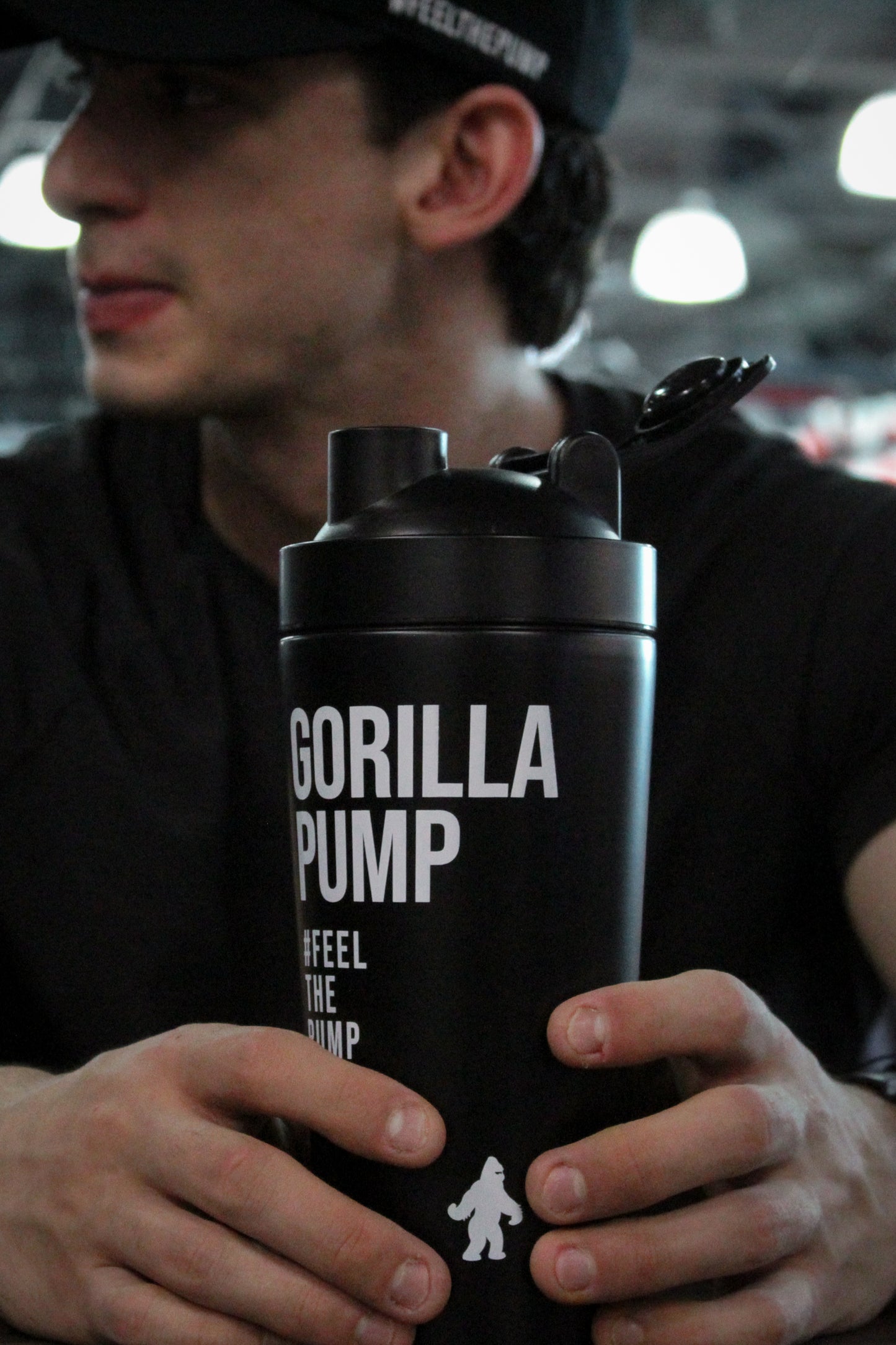 SHAKER METÁLICO NEGRO GORILLA PUMP