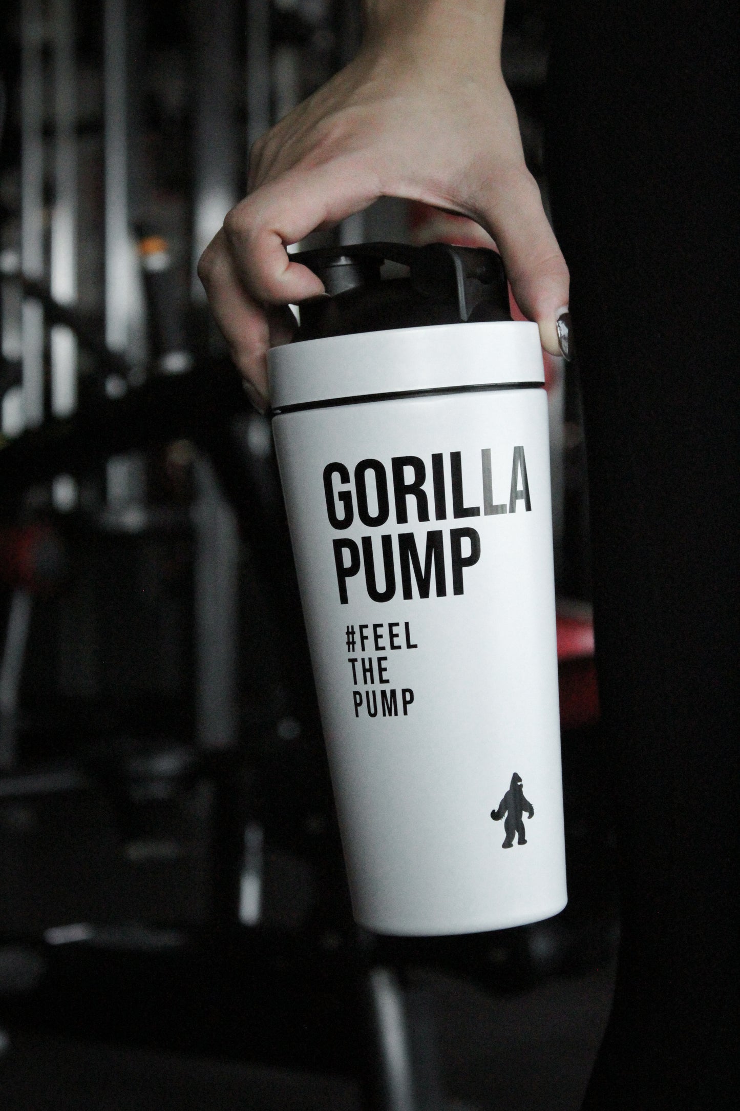 SHAKER METÁLICO BLANCO GORILLA PUMP