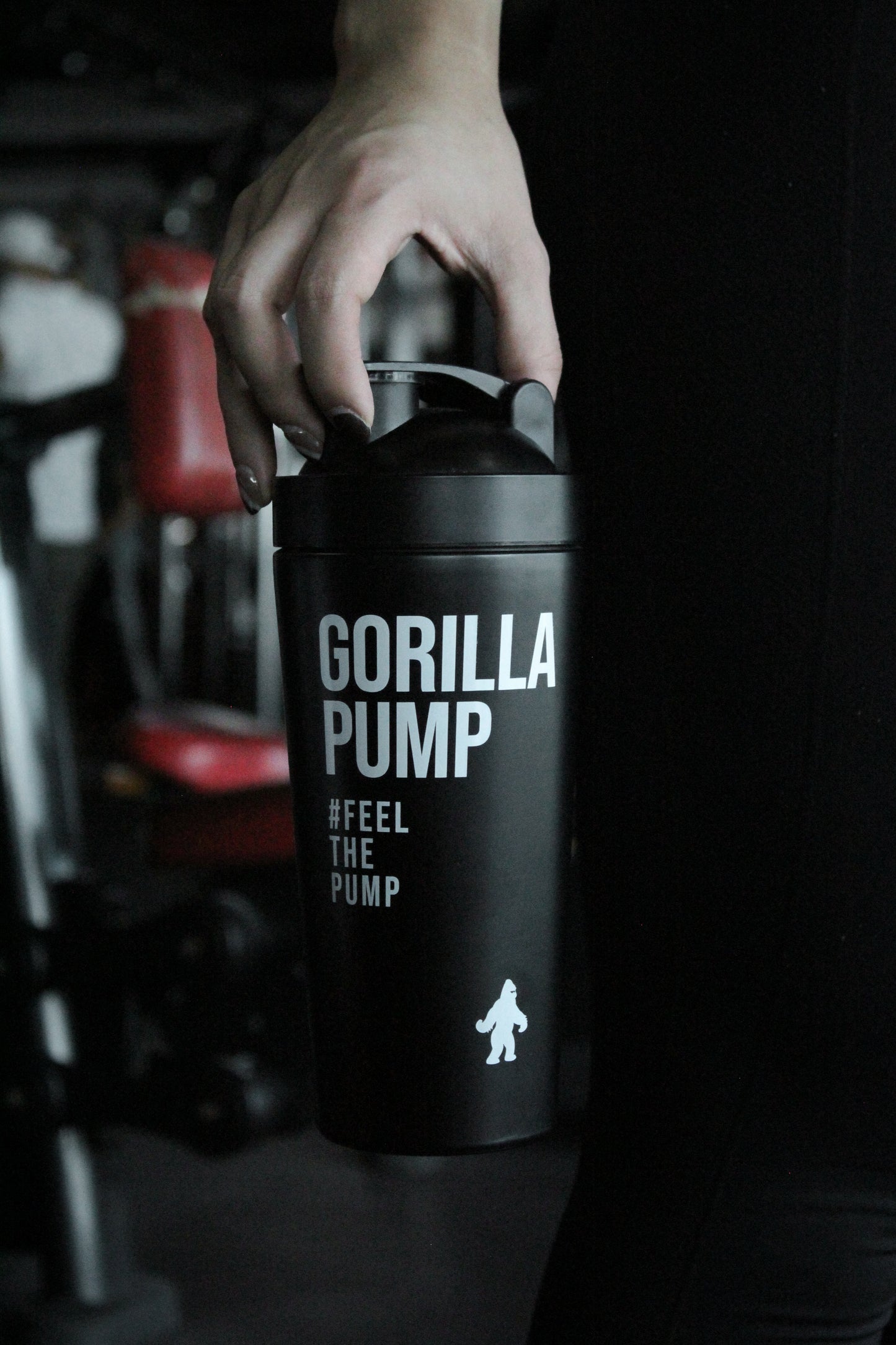 SHAKER METÁLICO NEGRO GORILLA PUMP