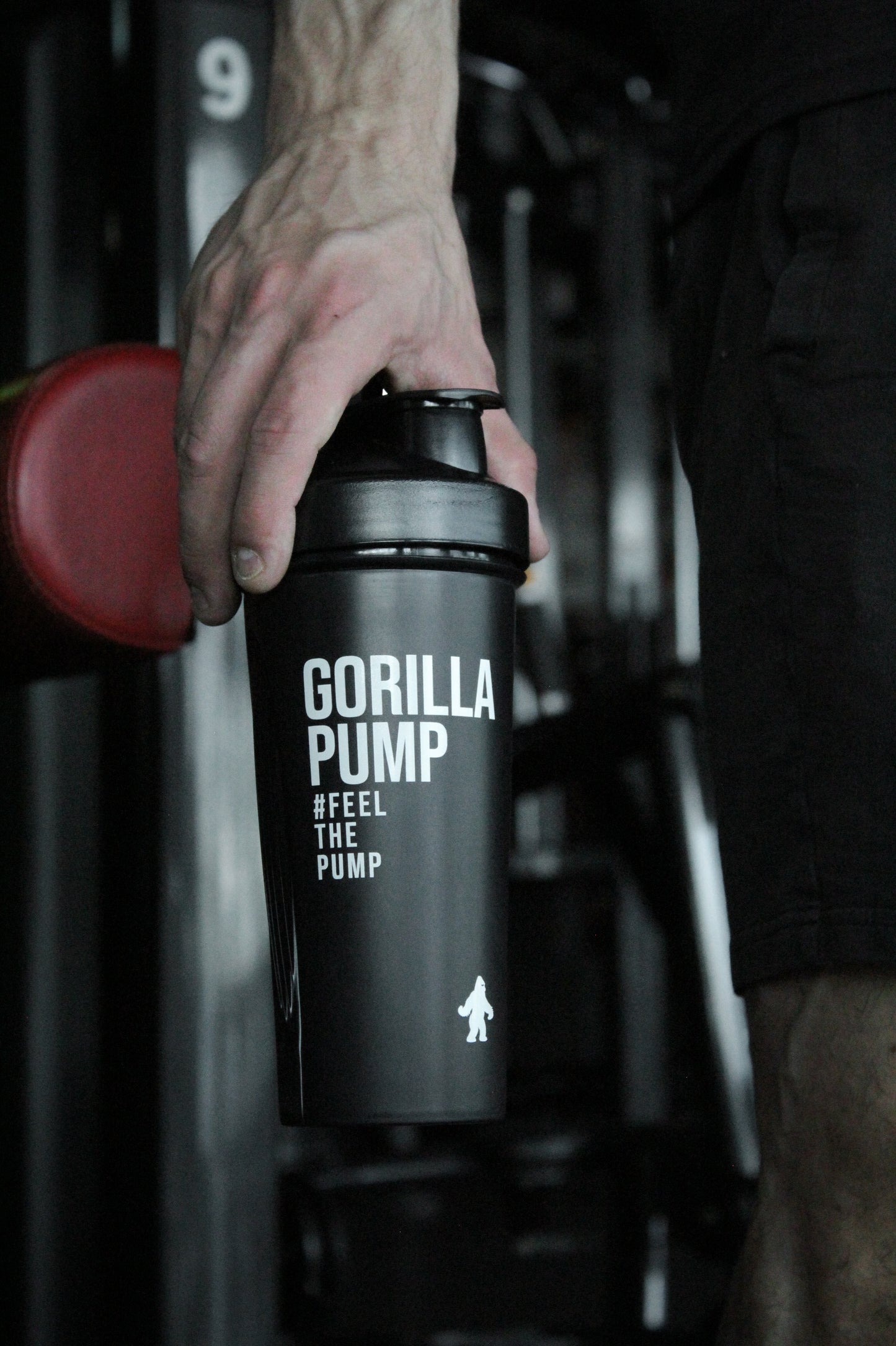 SHAKER DE PLÁSTICO NEGRO GORILLA PUMP