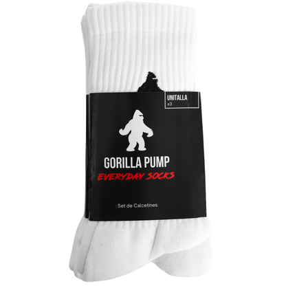 EVERYDAY SOCKS BLANCAS GORILLA PUMP