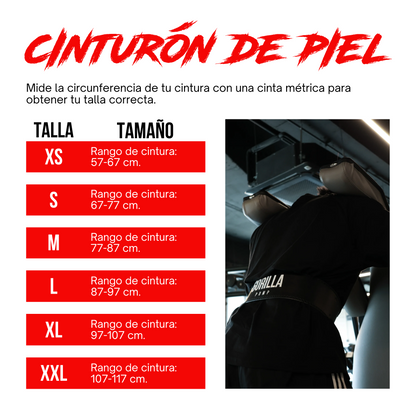 CINTURÓN DE PIEL GORILLA PUMP