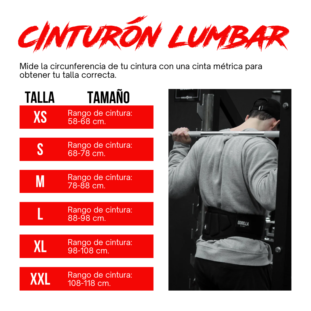 CINTURÓN LUMBAR GORILLA PUMP