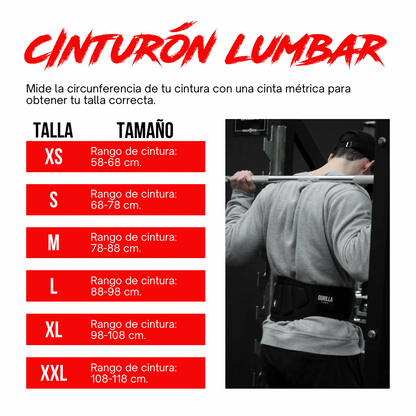CINTURÓN LUMBAR GORILLA PUMP