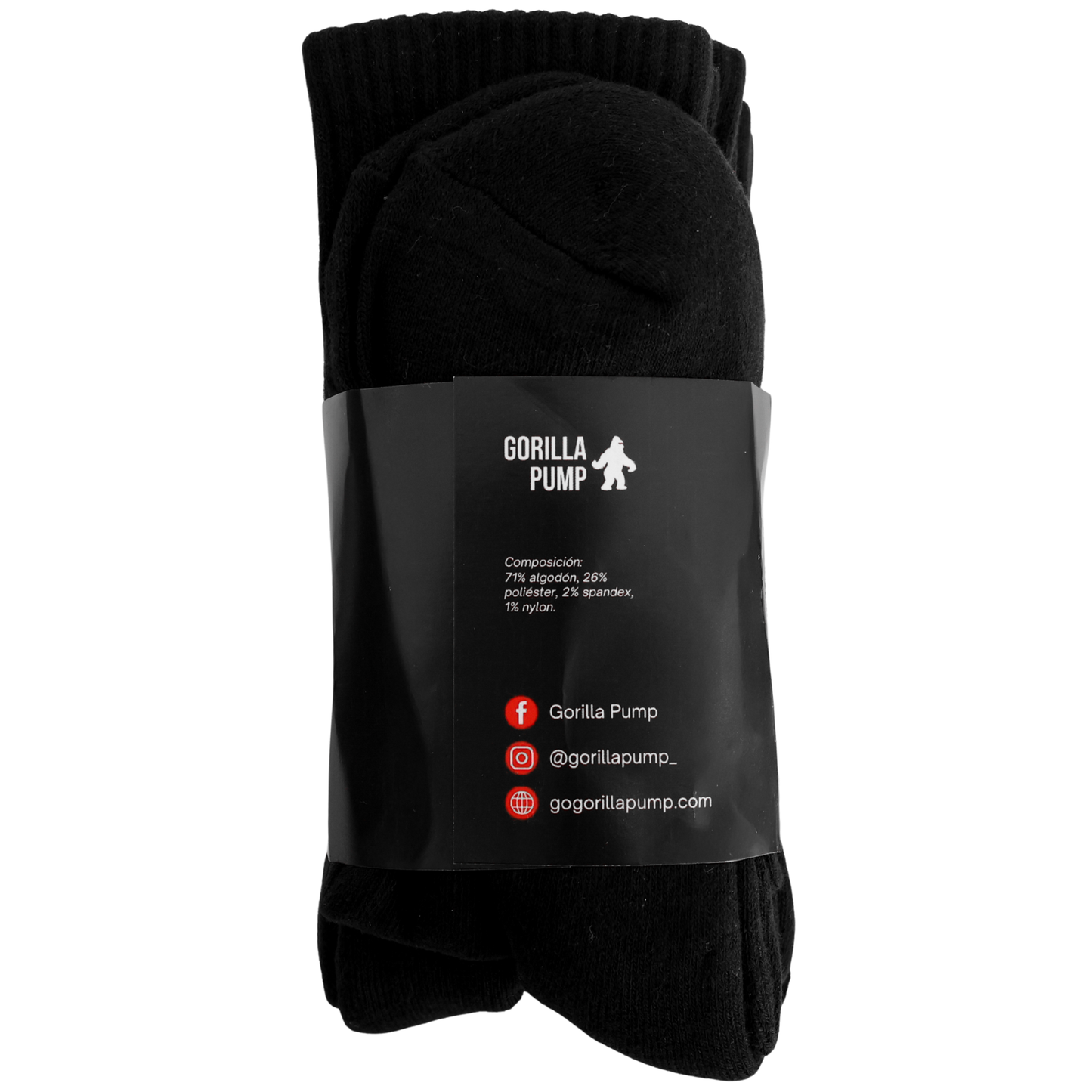 EVERYDAY SOCKS NEGRAS GORILLA PUMP