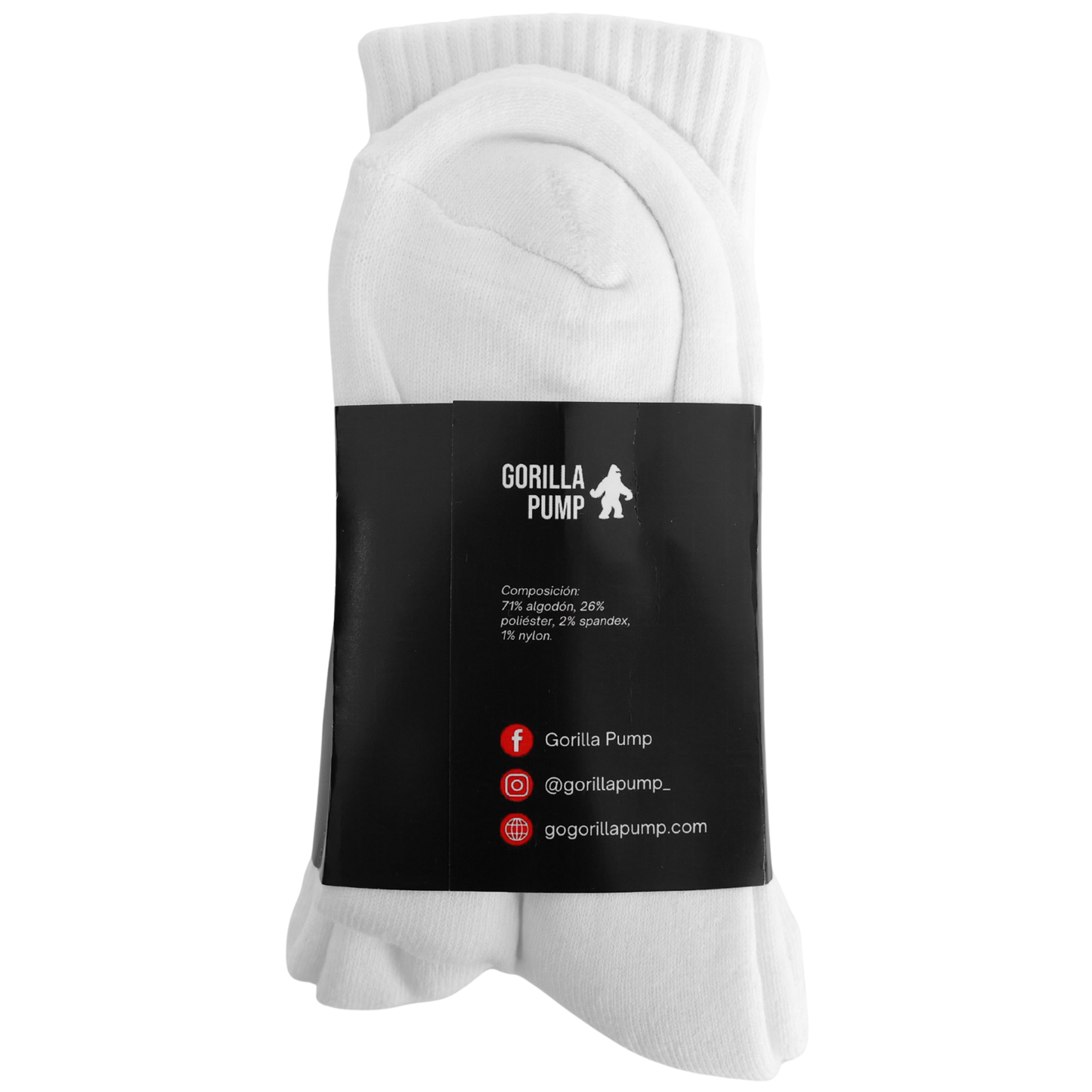 EVERYDAY SOCKS BLANCAS GORILLA PUMP