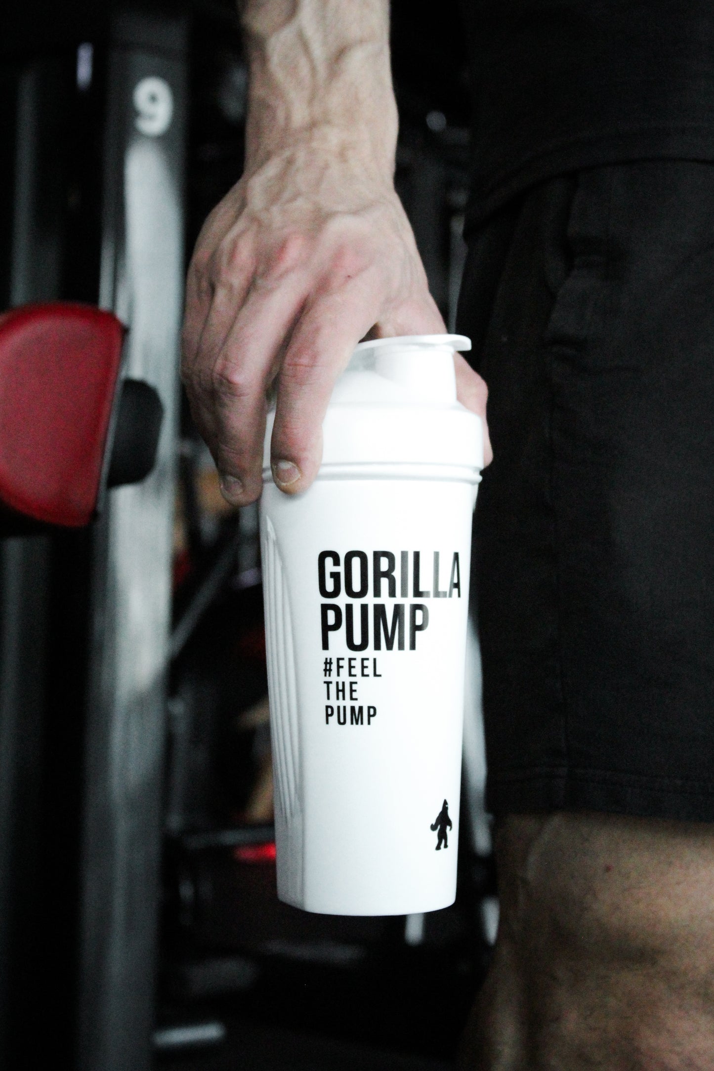 SHAKER DE PLÁSTICO BLANCO GORILLA PUMP